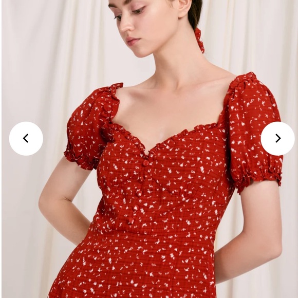 Petite Studio Red Maisy Dress - Picture 2 of 5